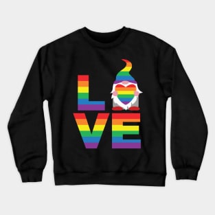 LGBT Valentine Gnomes Gift Crewneck Sweatshirt